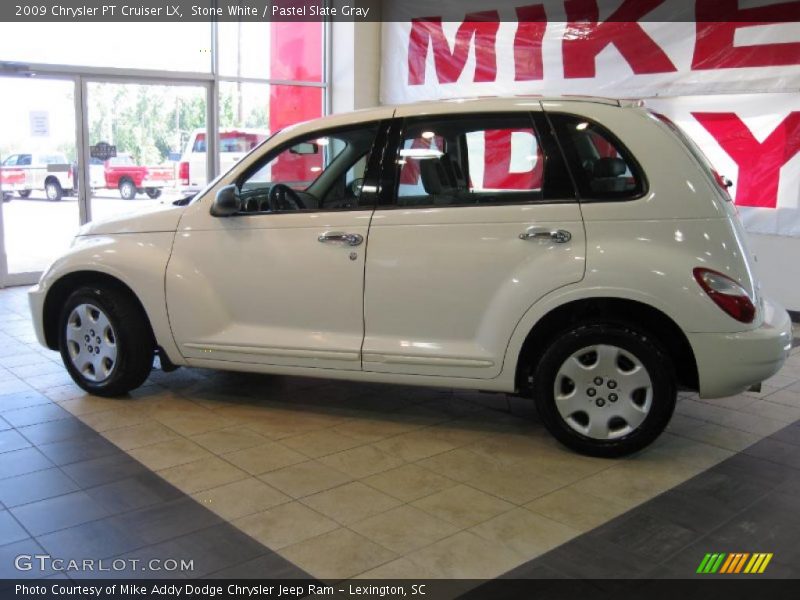 Stone White / Pastel Slate Gray 2009 Chrysler PT Cruiser LX
