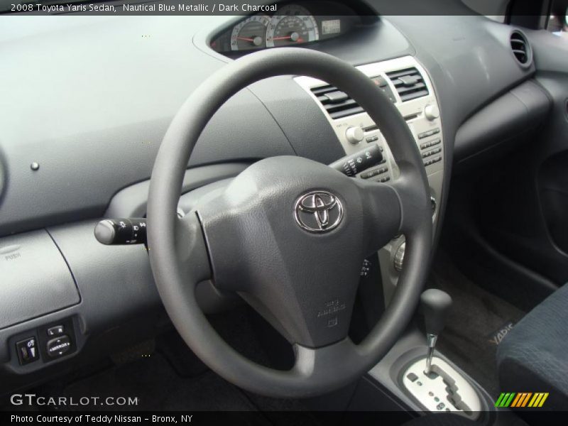 Nautical Blue Metallic / Dark Charcoal 2008 Toyota Yaris Sedan
