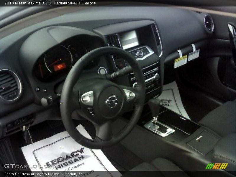 Radiant Silver / Charcoal 2010 Nissan Maxima 3.5 S