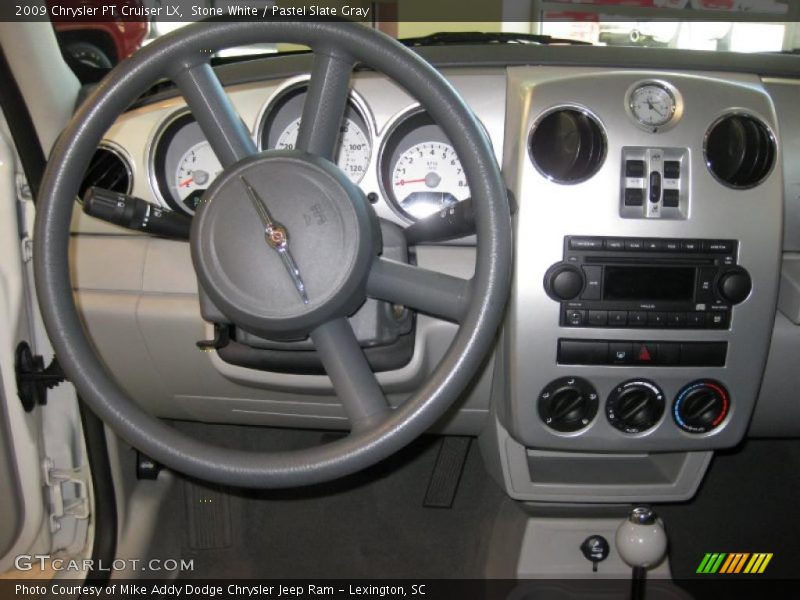 Stone White / Pastel Slate Gray 2009 Chrysler PT Cruiser LX