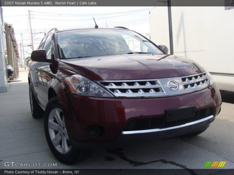 Merlot Pearl / Cafe Latte 2007 Nissan Murano S AWD