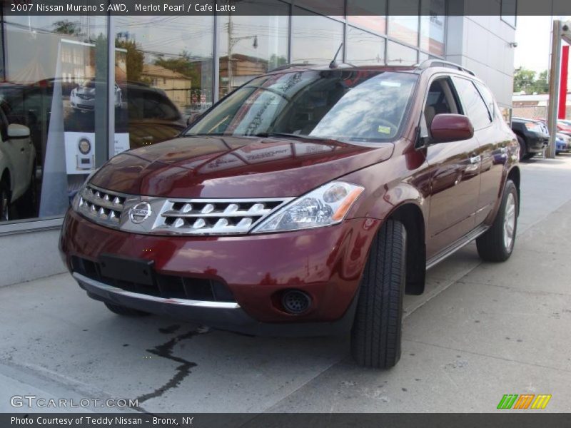 Merlot Pearl / Cafe Latte 2007 Nissan Murano S AWD