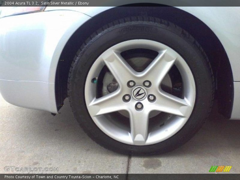 Satin Silver Metallic / Ebony 2004 Acura TL 3.2
