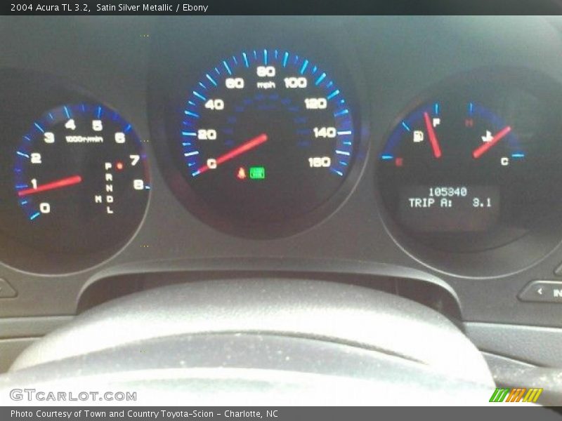Satin Silver Metallic / Ebony 2004 Acura TL 3.2