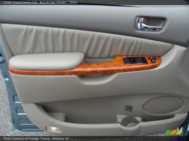Blue Mirage Metallic / Stone 2008 Toyota Sienna XLE