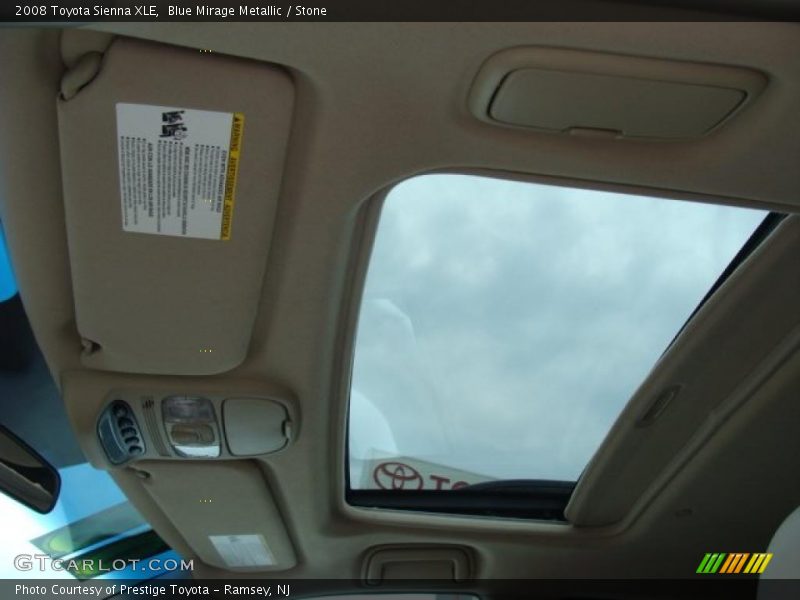 Blue Mirage Metallic / Stone 2008 Toyota Sienna XLE