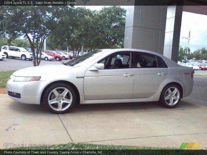 Satin Silver Metallic / Ebony 2004 Acura TL 3.2