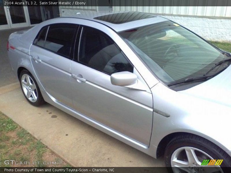 Satin Silver Metallic / Ebony 2004 Acura TL 3.2