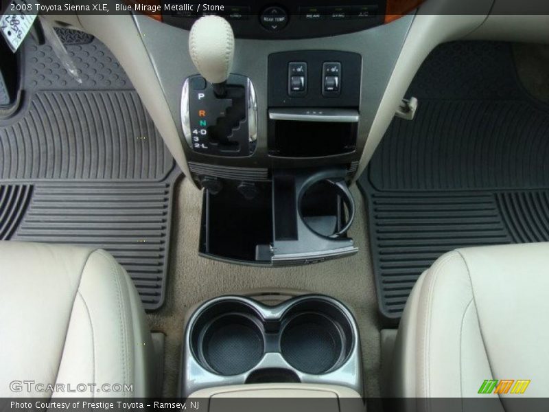 Blue Mirage Metallic / Stone 2008 Toyota Sienna XLE