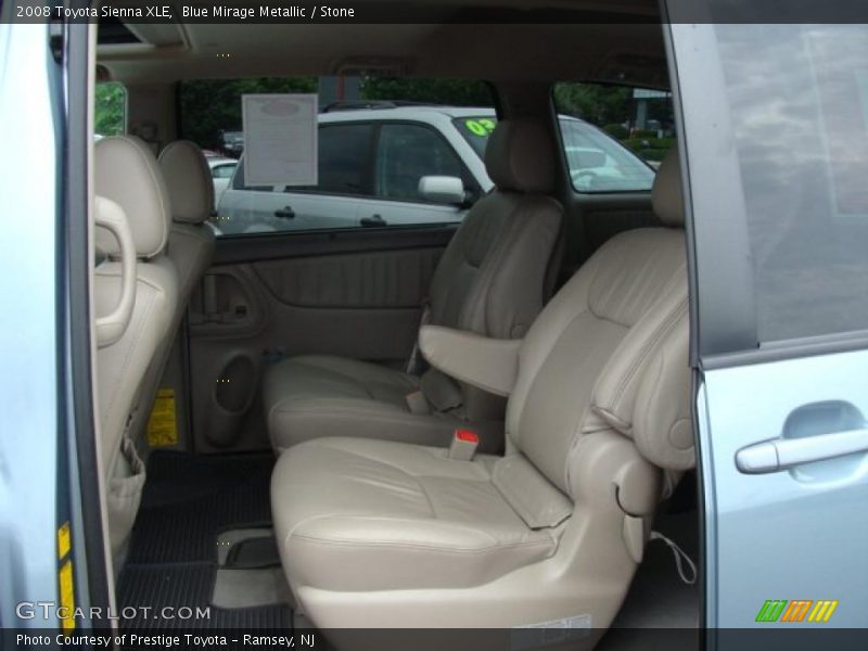 Blue Mirage Metallic / Stone 2008 Toyota Sienna XLE