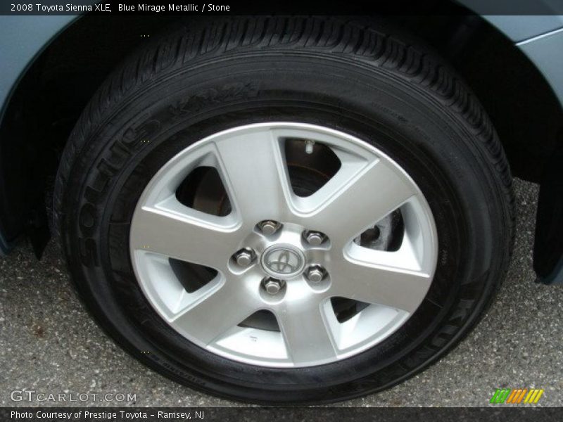 Blue Mirage Metallic / Stone 2008 Toyota Sienna XLE