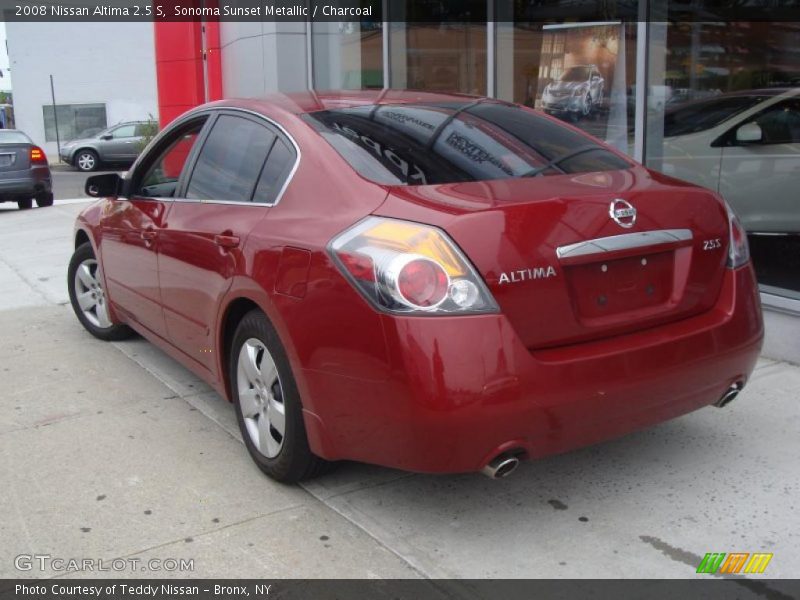Sonoma Sunset Metallic / Charcoal 2008 Nissan Altima 2.5 S