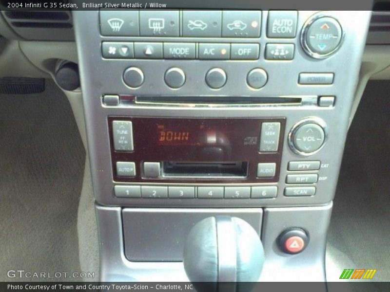 Brilliant Silver Metallic / Willow 2004 Infiniti G 35 Sedan