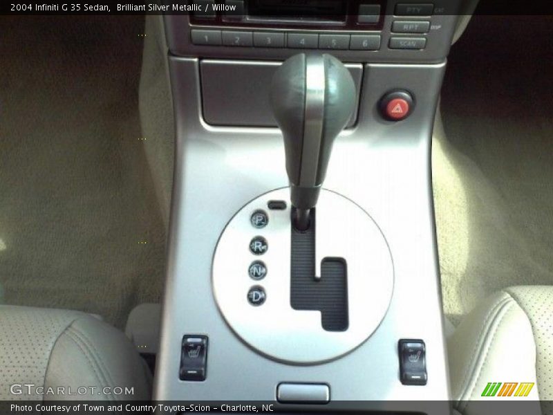 Brilliant Silver Metallic / Willow 2004 Infiniti G 35 Sedan