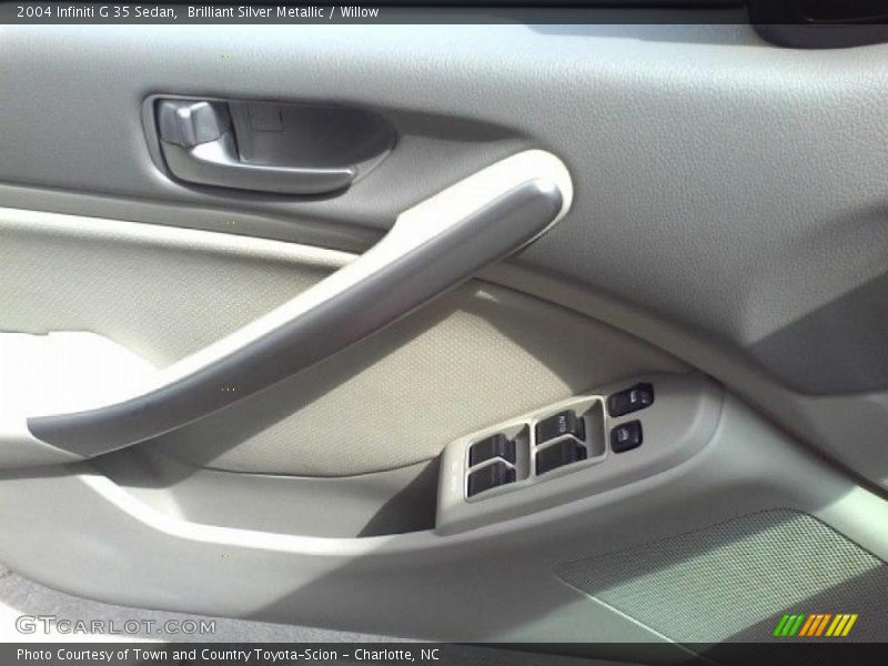 Brilliant Silver Metallic / Willow 2004 Infiniti G 35 Sedan