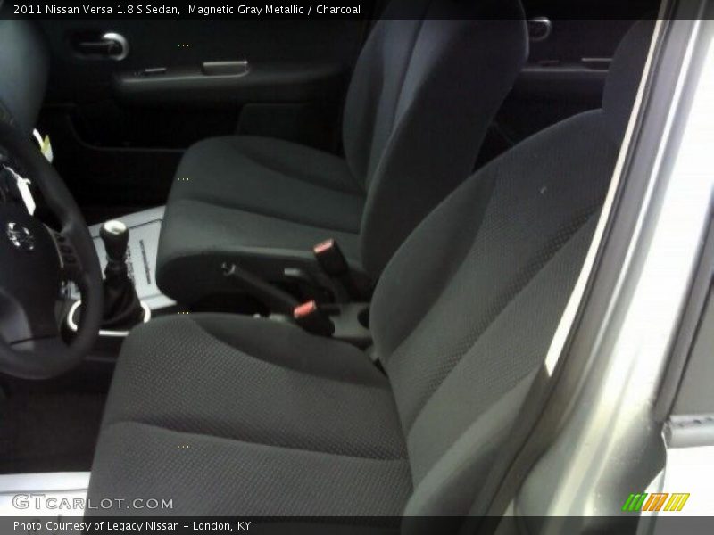 Magnetic Gray Metallic / Charcoal 2011 Nissan Versa 1.8 S Sedan