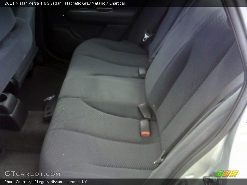 Magnetic Gray Metallic / Charcoal 2011 Nissan Versa 1.8 S Sedan