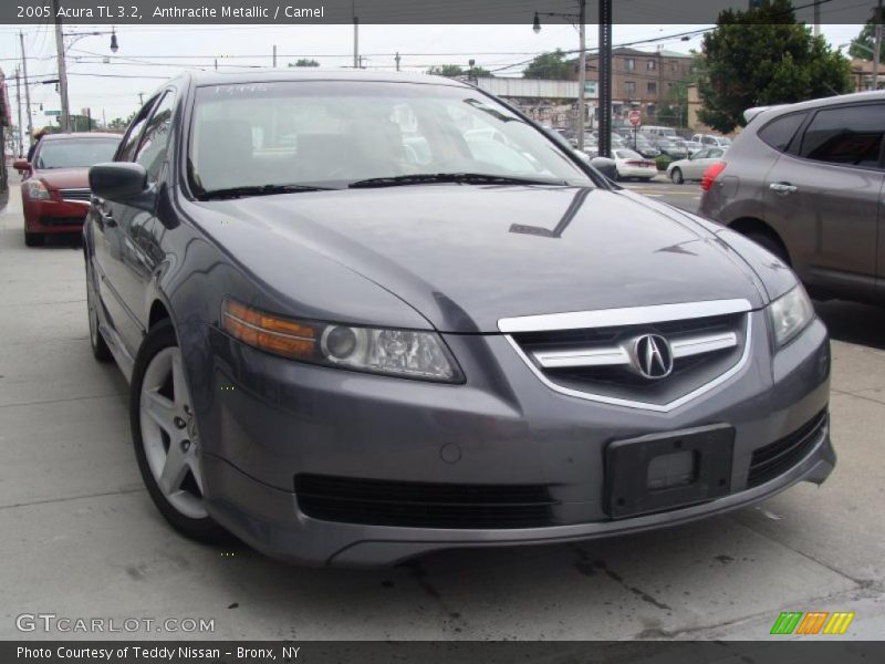Anthracite Metallic / Camel 2005 Acura TL 3.2