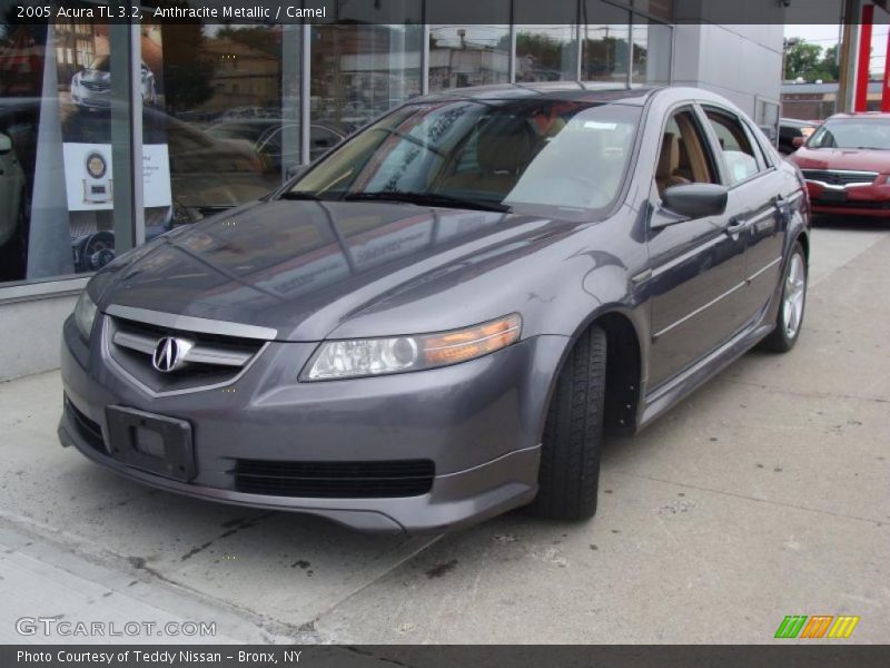 Anthracite Metallic / Camel 2005 Acura TL 3.2