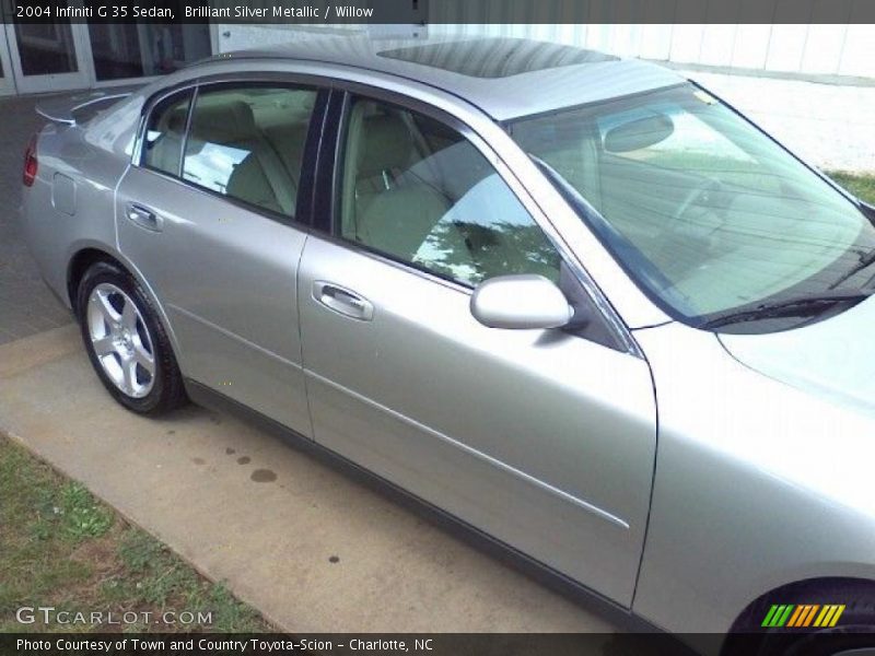 Brilliant Silver Metallic / Willow 2004 Infiniti G 35 Sedan