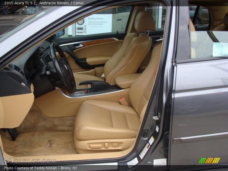 Anthracite Metallic / Camel 2005 Acura TL 3.2