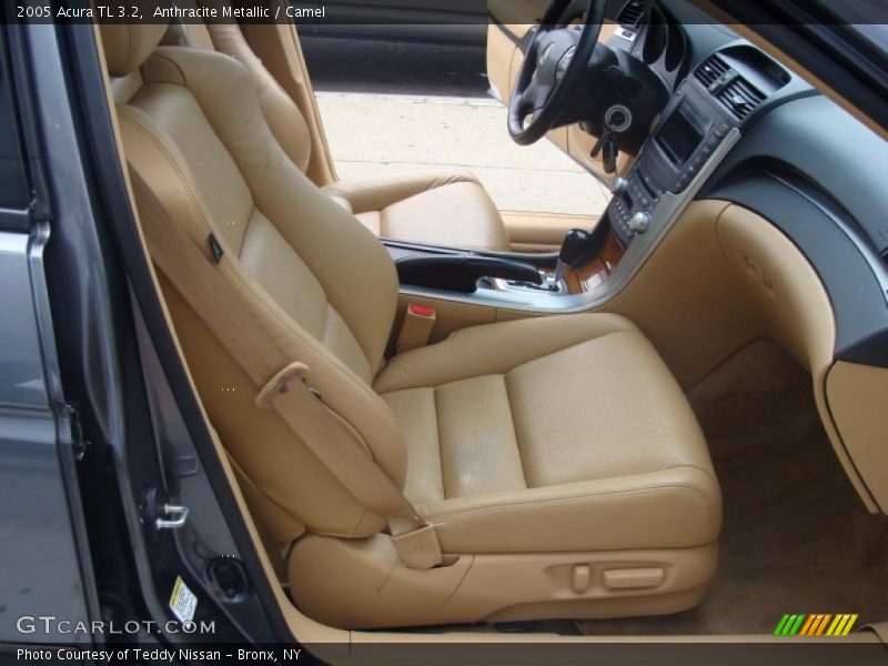 Anthracite Metallic / Camel 2005 Acura TL 3.2