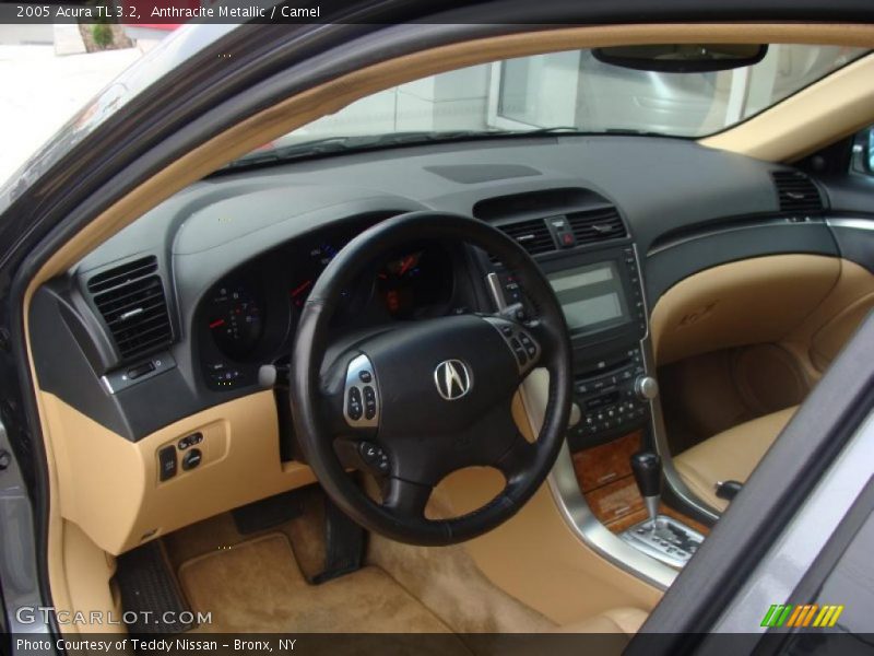 Anthracite Metallic / Camel 2005 Acura TL 3.2
