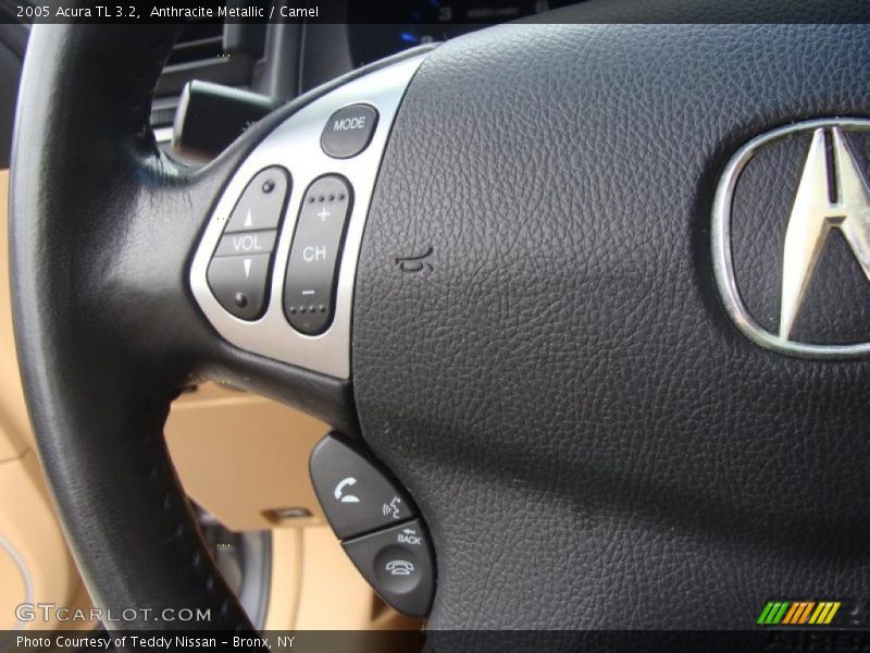 Anthracite Metallic / Camel 2005 Acura TL 3.2