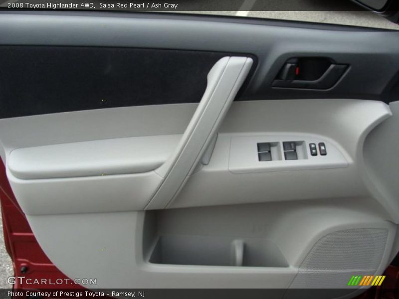 Salsa Red Pearl / Ash Gray 2008 Toyota Highlander 4WD