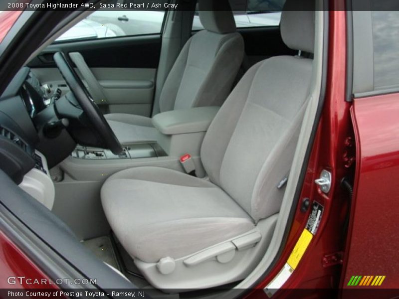 Salsa Red Pearl / Ash Gray 2008 Toyota Highlander 4WD