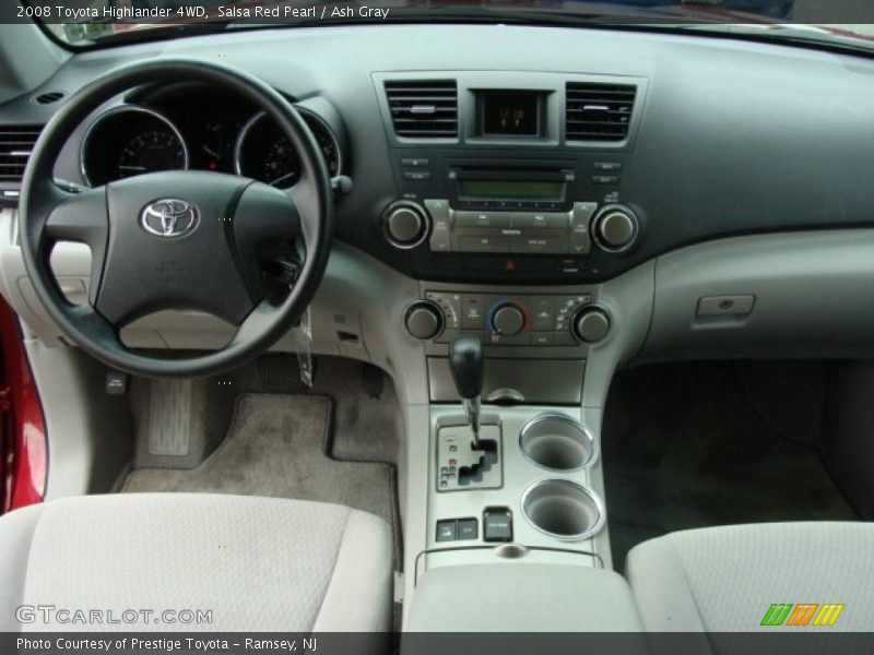 Salsa Red Pearl / Ash Gray 2008 Toyota Highlander 4WD