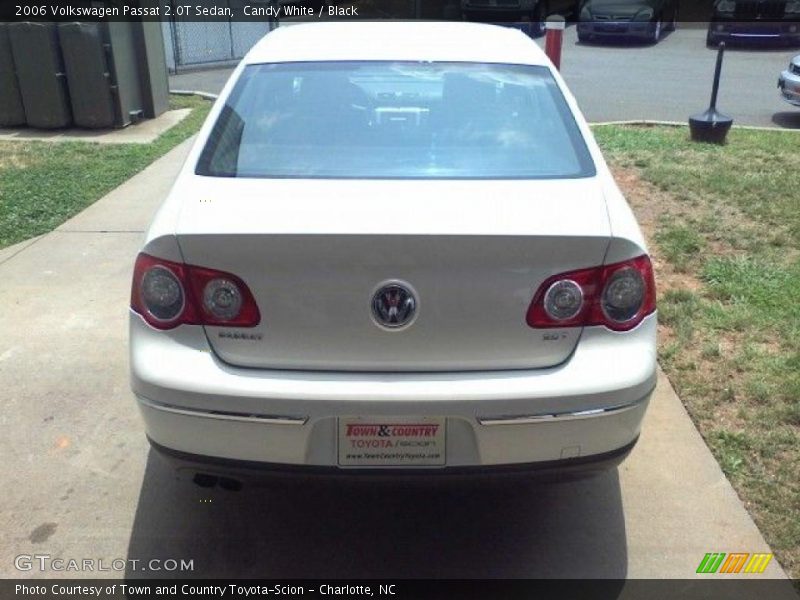 Candy White / Black 2006 Volkswagen Passat 2.0T Sedan