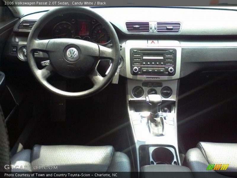 Candy White / Black 2006 Volkswagen Passat 2.0T Sedan