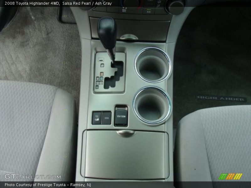 Salsa Red Pearl / Ash Gray 2008 Toyota Highlander 4WD