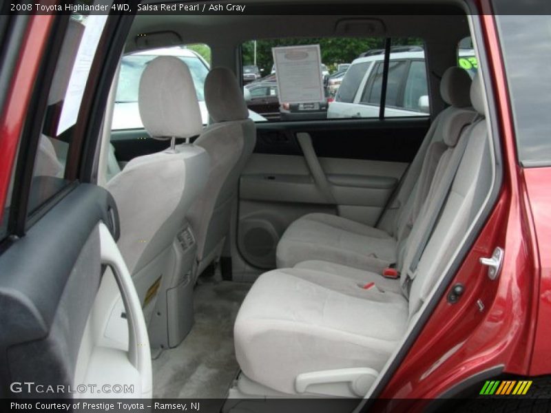 Salsa Red Pearl / Ash Gray 2008 Toyota Highlander 4WD