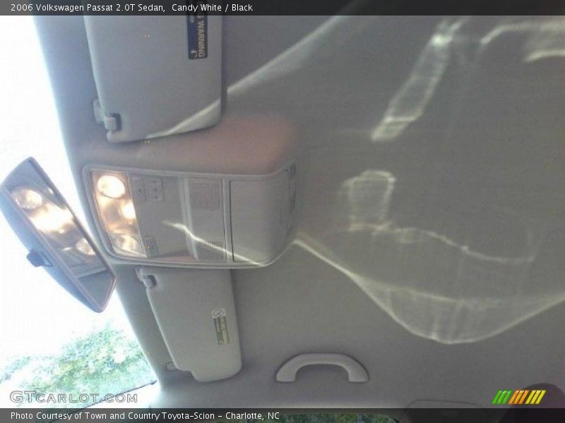 Candy White / Black 2006 Volkswagen Passat 2.0T Sedan