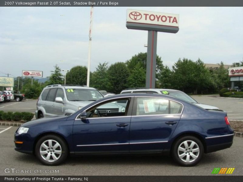 Shadow Blue / Pure Beige 2007 Volkswagen Passat 2.0T Sedan