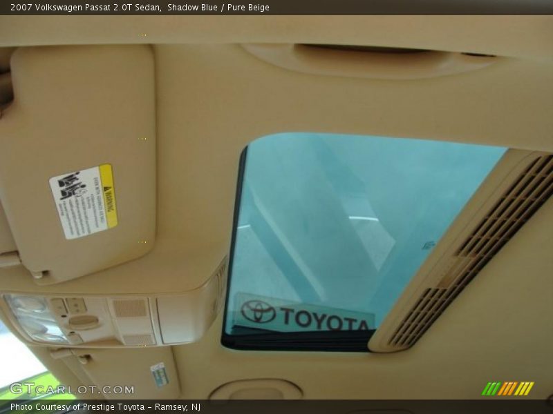 Shadow Blue / Pure Beige 2007 Volkswagen Passat 2.0T Sedan