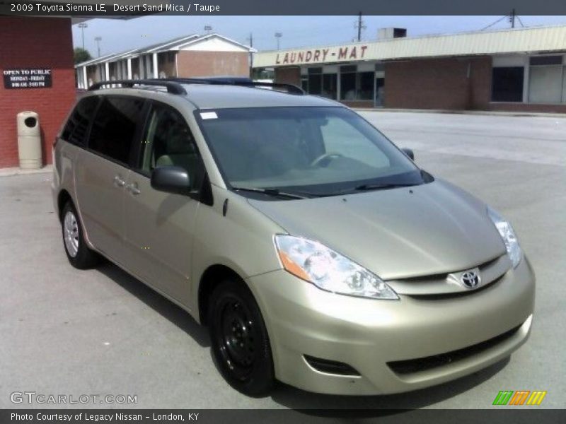 Desert Sand Mica / Taupe 2009 Toyota Sienna LE