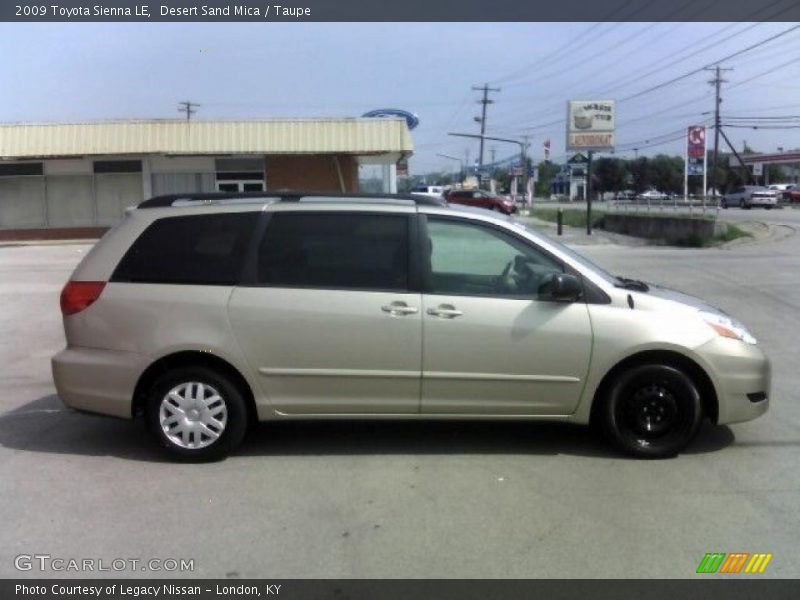 Desert Sand Mica / Taupe 2009 Toyota Sienna LE