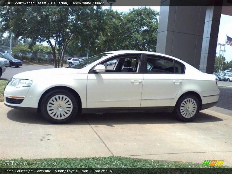 Candy White / Black 2006 Volkswagen Passat 2.0T Sedan