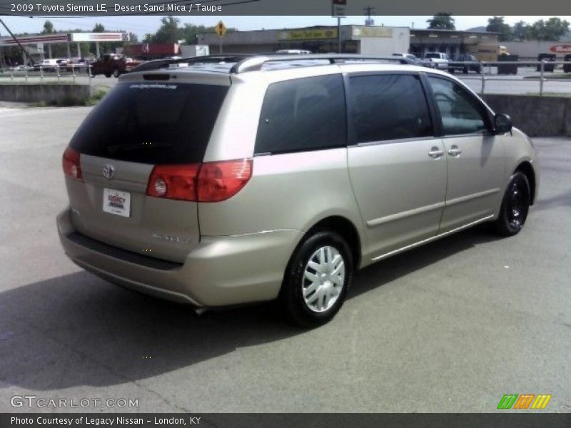 Desert Sand Mica / Taupe 2009 Toyota Sienna LE
