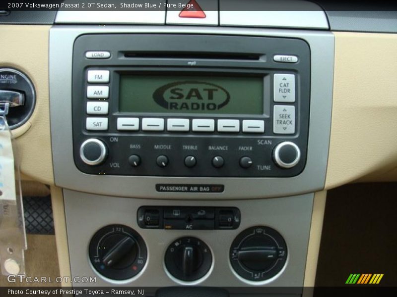 Shadow Blue / Pure Beige 2007 Volkswagen Passat 2.0T Sedan