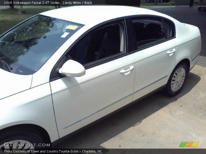 Candy White / Black 2006 Volkswagen Passat 2.0T Sedan