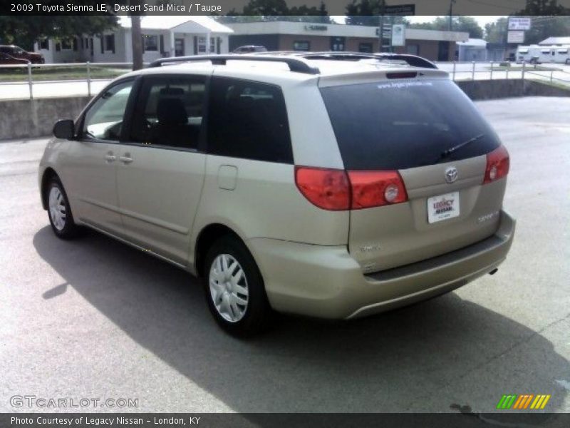 Desert Sand Mica / Taupe 2009 Toyota Sienna LE