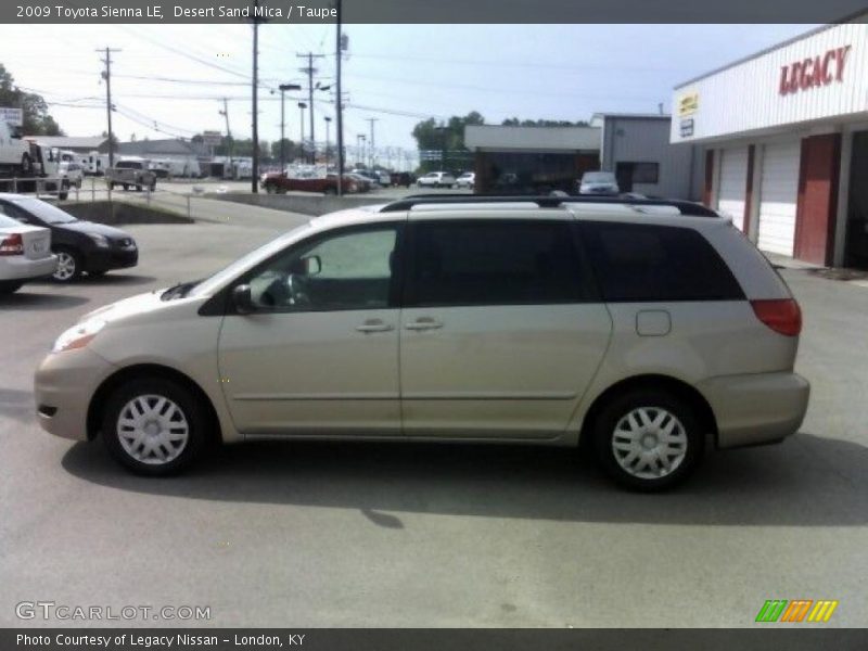 Desert Sand Mica / Taupe 2009 Toyota Sienna LE