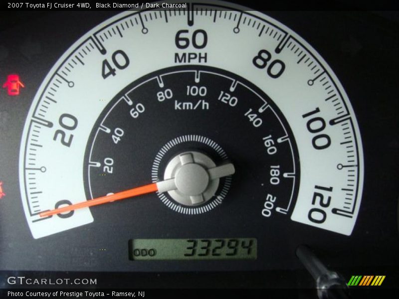Black Diamond / Dark Charcoal 2007 Toyota FJ Cruiser 4WD