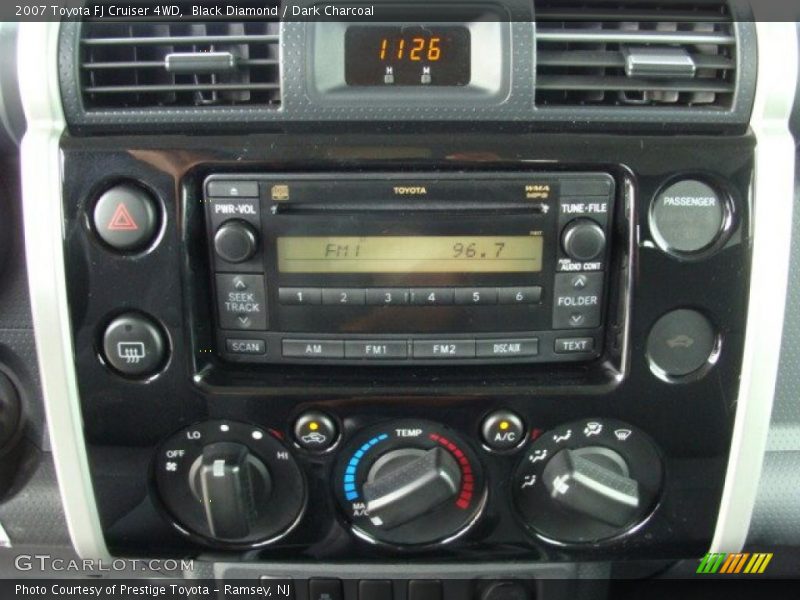 Black Diamond / Dark Charcoal 2007 Toyota FJ Cruiser 4WD