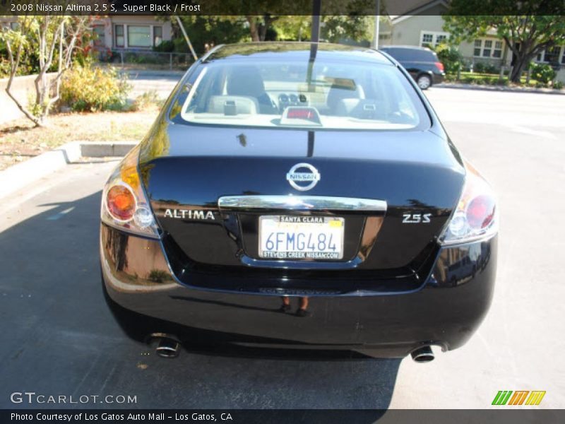 Super Black / Frost 2008 Nissan Altima 2.5 S