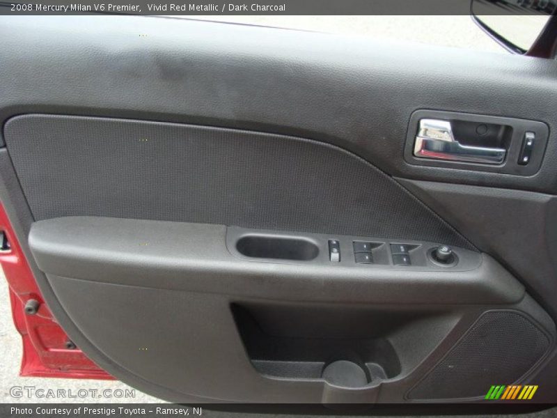 Vivid Red Metallic / Dark Charcoal 2008 Mercury Milan V6 Premier